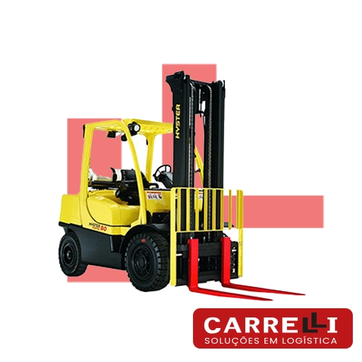 Empilhadeiras Hyster disponíveis para locação