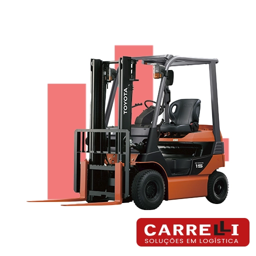 Empilhadeiras Toyota disponíveis para aluguel