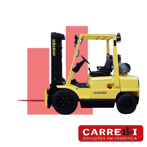 Locar empilhadeira Hyster: contrato com suporte